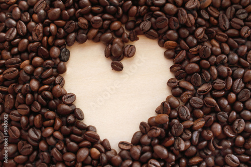 coffee heart background