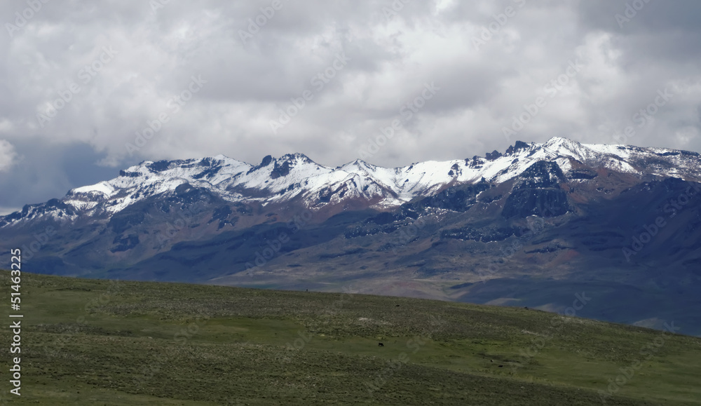 landscape altitudes of Peru