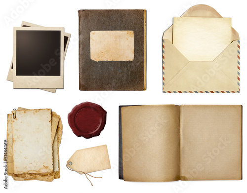 Vintage or retro set isolated