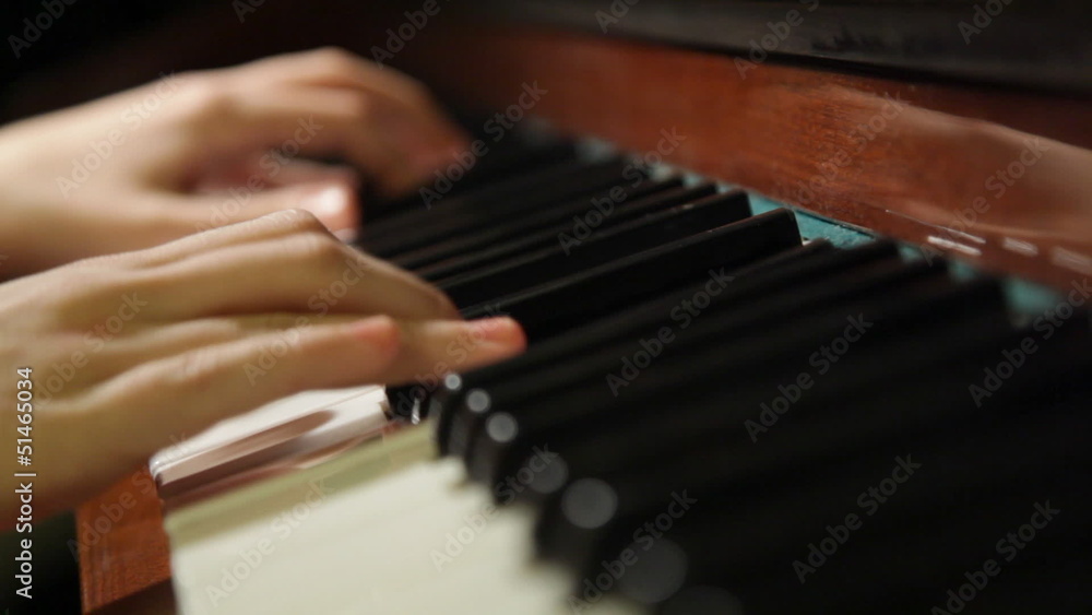 Piano, hands pianist playing music Piano, hands pianist playing music