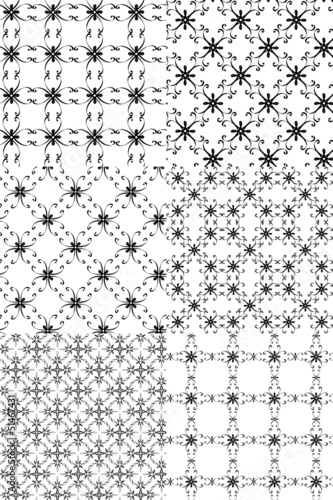 Set of seamless patterns