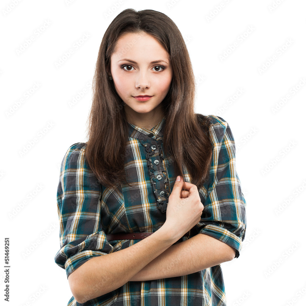 Portrait of a young girl Portrait of a young girl