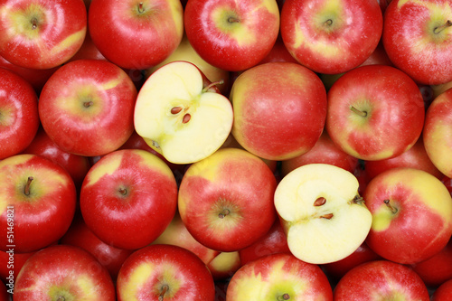 Äpfel bilden einen Hintergrund photo
