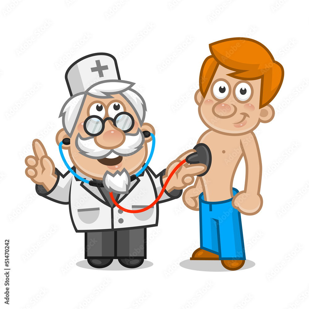 Doctor listens the patient