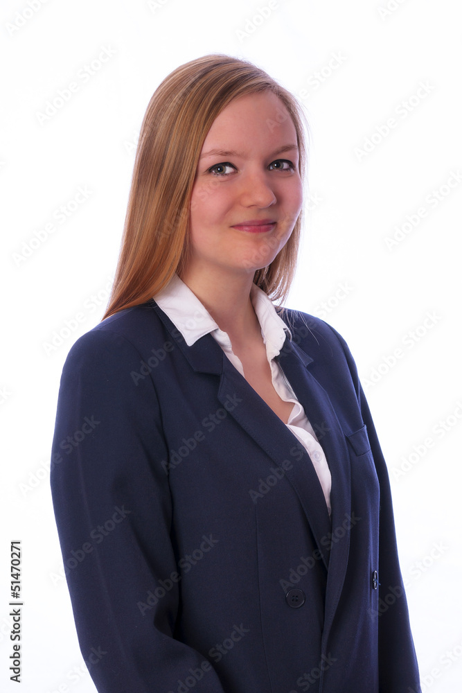 Portrait of attractive young female business woman Portrait of attractive young female business woman