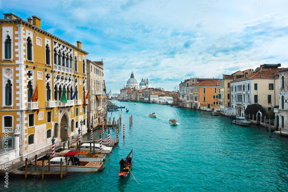 Venedig Canale Grande, Blick auf Santa Maria della Salute