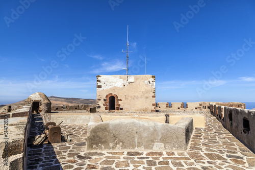 Santa Barbara Castle on the Guanapay mountain, Teguise, Lanzarot photo