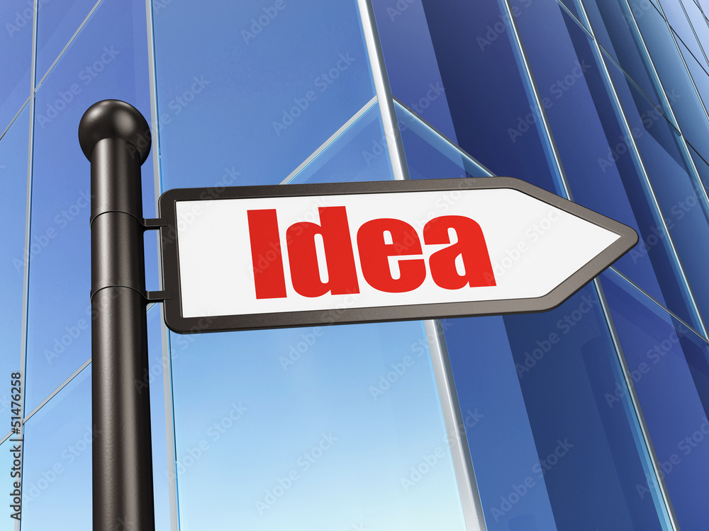 Marketing concept: Idea on Business Building background Marketing concept: Idea on Business Building background