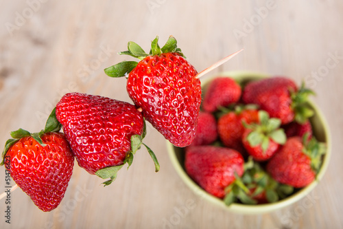 Fresh ripe strawberries