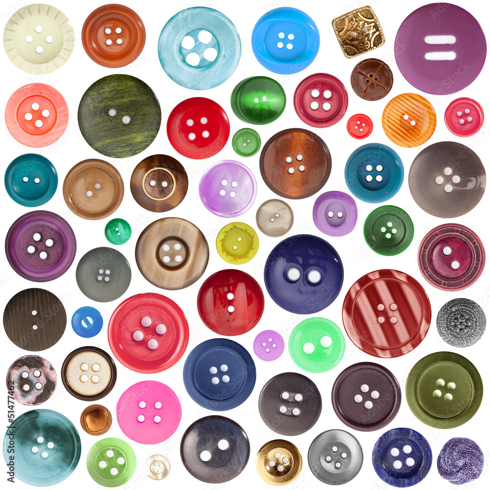Foto Stock bottoni colorati collage