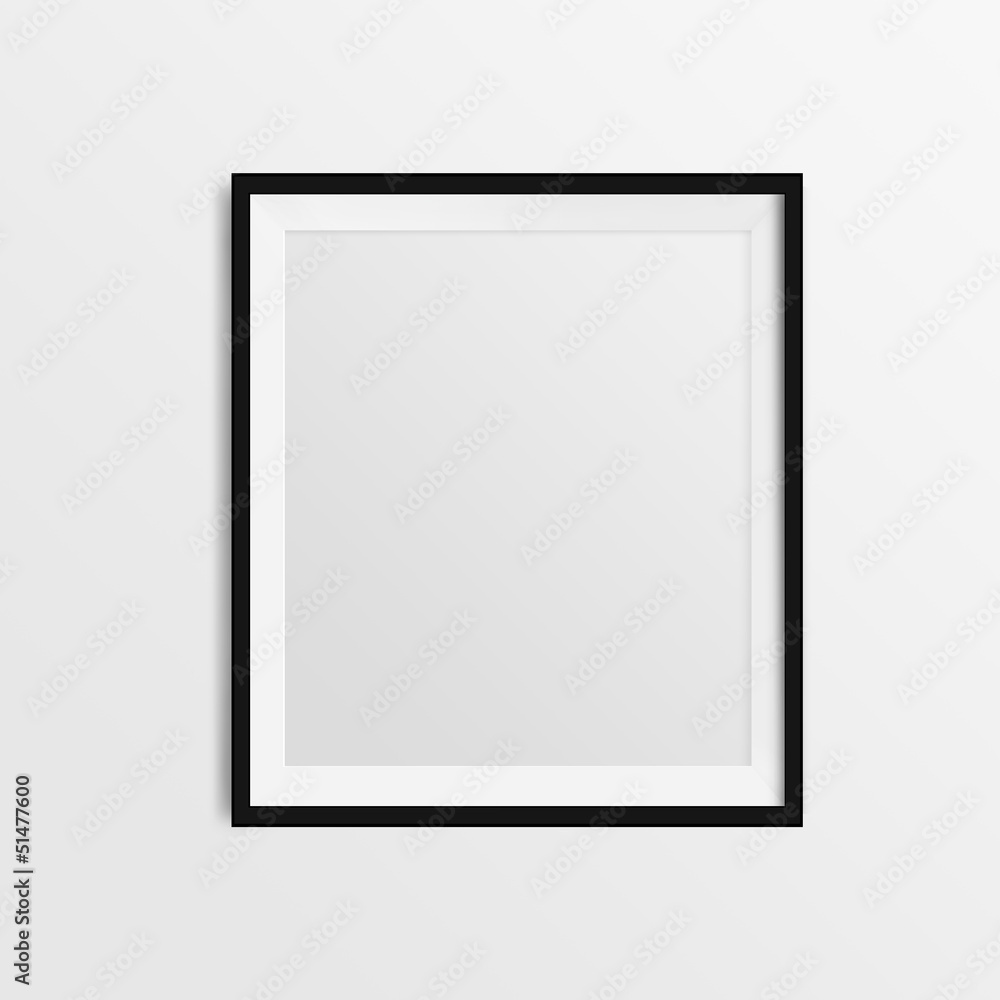 blank frame on a white background blank frame on a white background