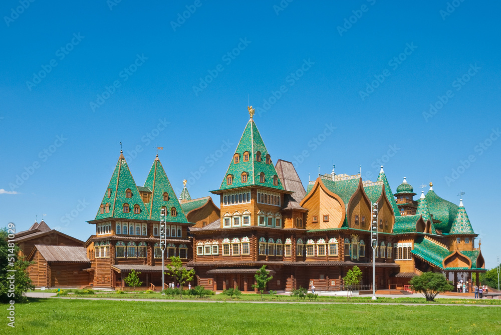 The wooden palace in Kolomenskoye, Moscow