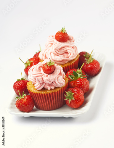 Strawberry cupcakes - Cupcakes alla fragola
