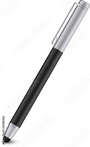 Tablou canvas Stylus for touchscreen tablet