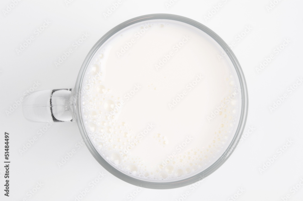 Milk in the glass Milk in the glass