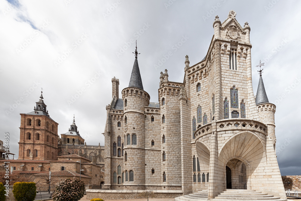 Episcopal Palace in Astorga, Spain