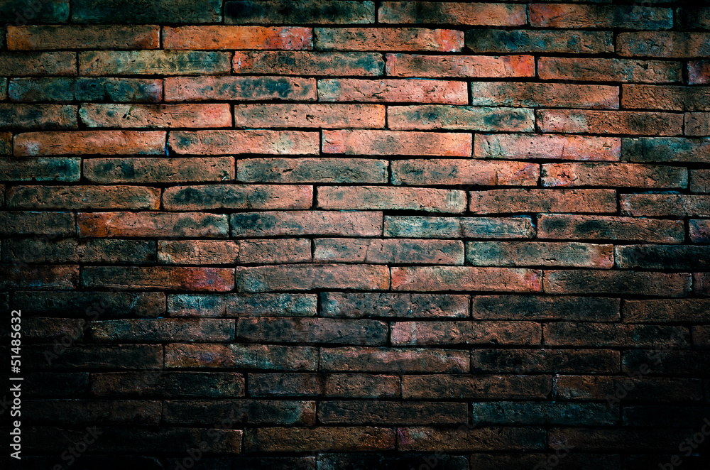 Fototapeta premium Old brick wall texture background