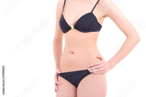 attractive female body in black lingerie © Di Studio