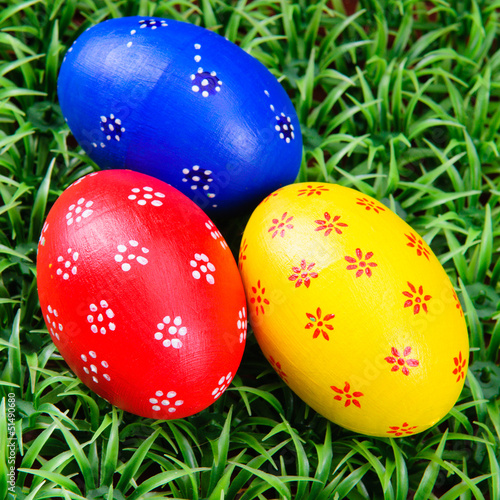 hand-drawn Easter eggs