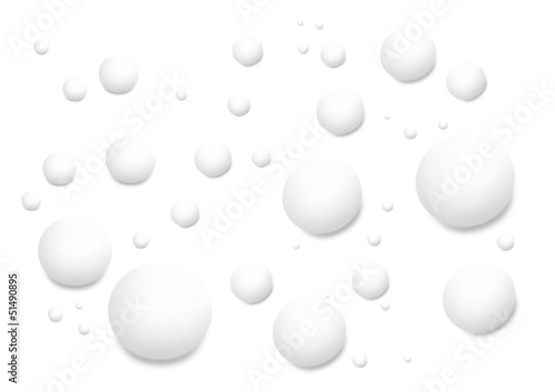 palline bianche rotolanti