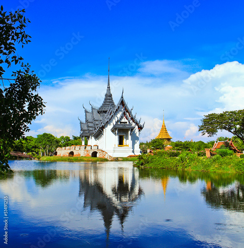 Wat Phramahathat in Ayuthaya province of Thailand