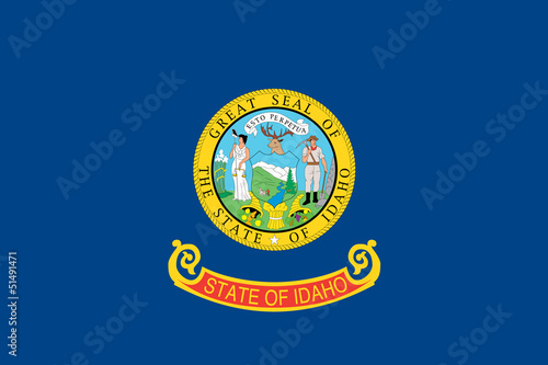 Flag of the American State of Idaho