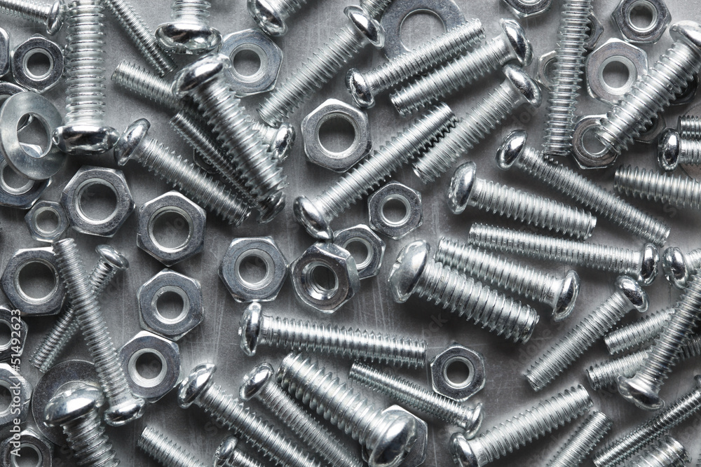 Nuts and bolts background Nuts and bolts background