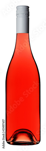 rosé wine bottle - no label