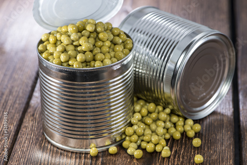 Can with Peas