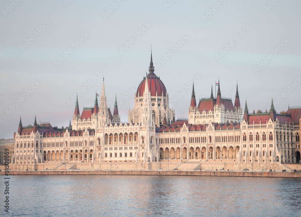 view of Parliament in Budapest