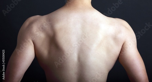 Backside of a man