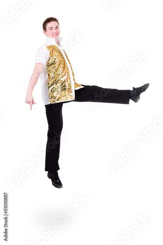 man dancer jumping