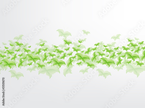 Green Butterfly Leaf Concept