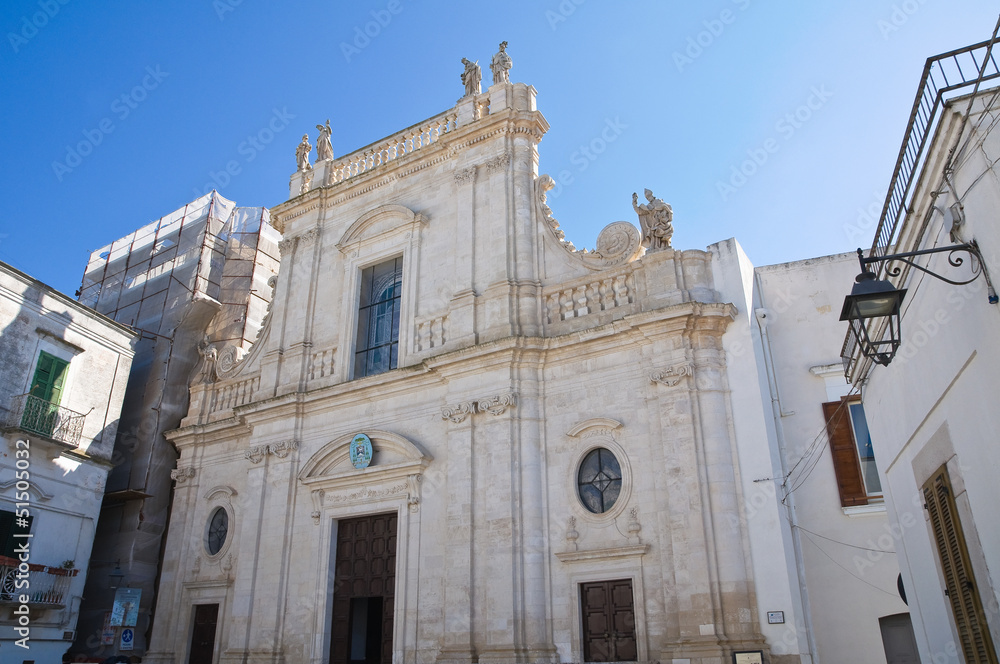 Cathedral of St. Nicola. Castellaneta. Puglia. Italy.