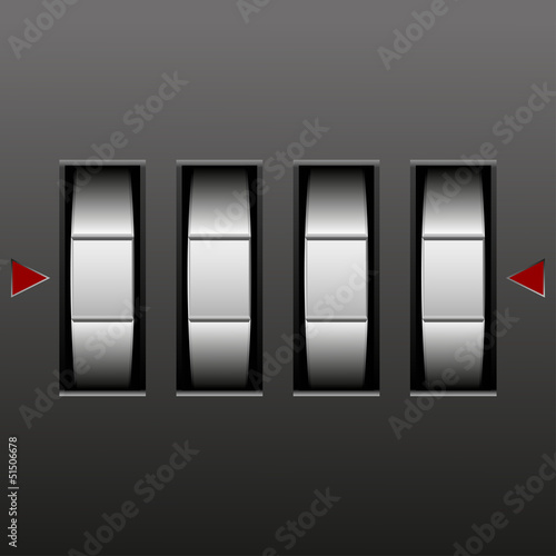 Number combination lock