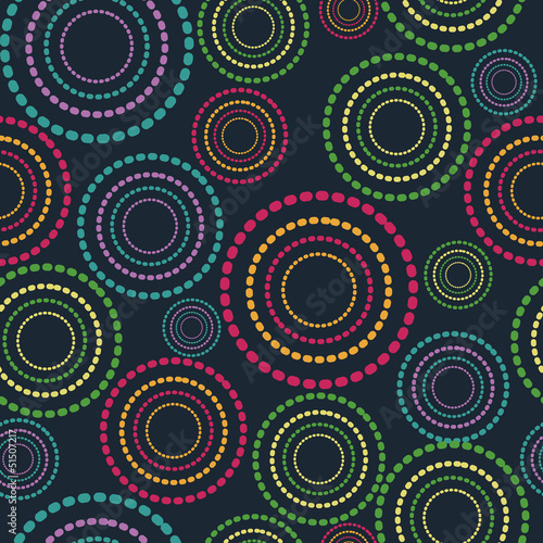 Seamless festive background from circles.