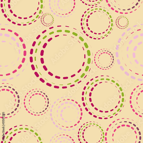 Seamless festive background from circles.