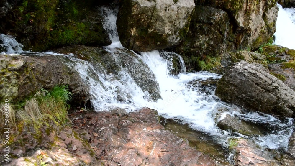 Waterfall in the mountain Waterfall in the mountain