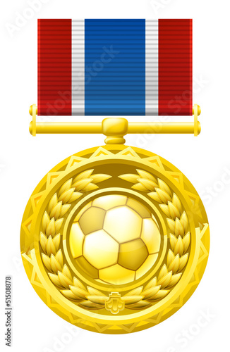 Soccer football medal
