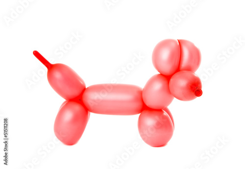 Toy of balloons isolated