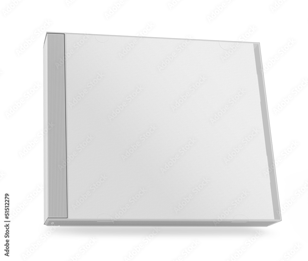 collection of various blank white paper cd box on white collection of various blank white paper cd box on white