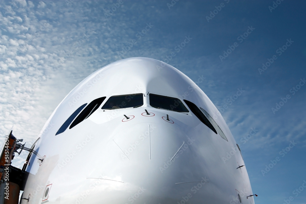 Cockpit of A-380