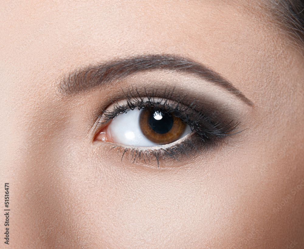 Fototapeta premium Makijaż. Oczy