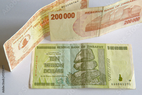 Tableau sur toile Worst hyperinflation in world history