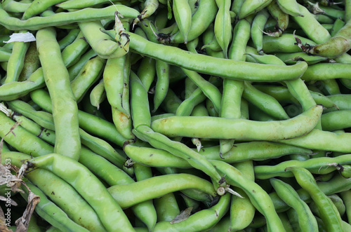 close up of green beans