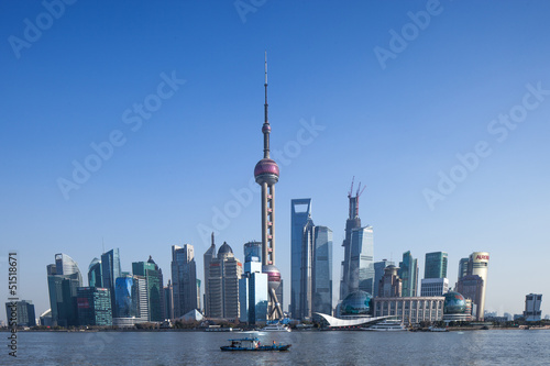 Shanghai TV tower and Lujiazui, Landmark