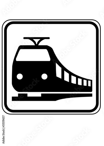 Schild Eisenbahn