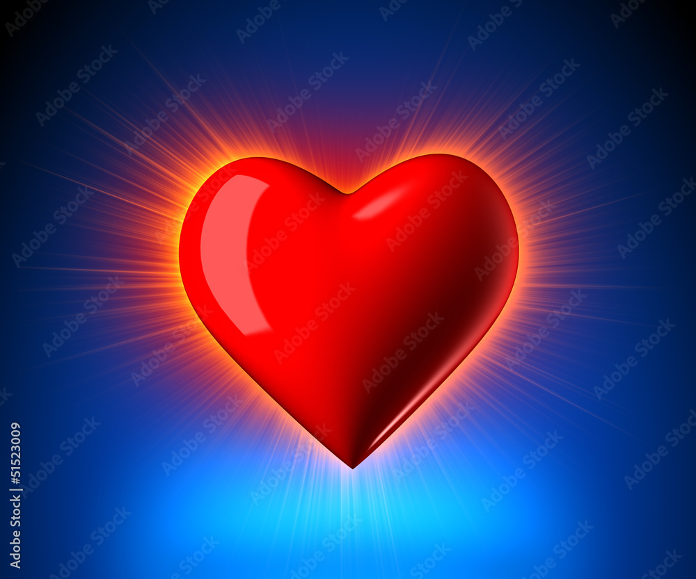 Glowing Heart