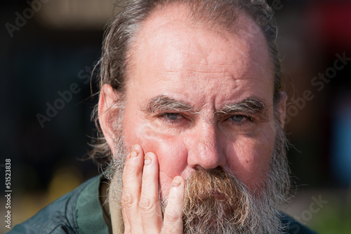 Homeless Man outdoors