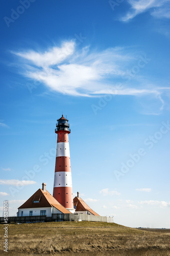 Lighthouse Westerhever Germany